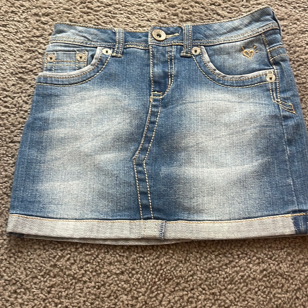 Kids Jean shorts with built in shorts size 10